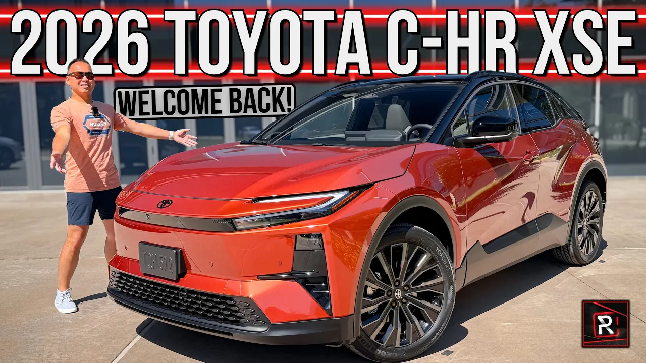 The 2026 Toyota C-HR XSE Is A Reincarnated Electric Coupe High Riding SUV