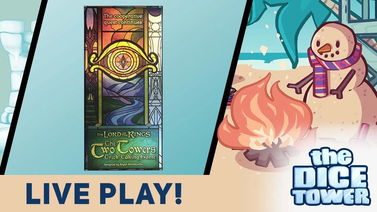 Live Play - Lord of the Rings: The Two Towers Trick-Taking Game