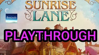 Sunrise Lane Board Game | Playthrough