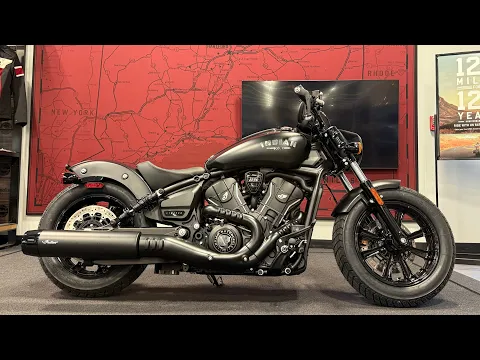 2026 Indian Motorcycle Scout Bobber Lt W/ Tech, Black Smoke, 49st Thumbnail alt