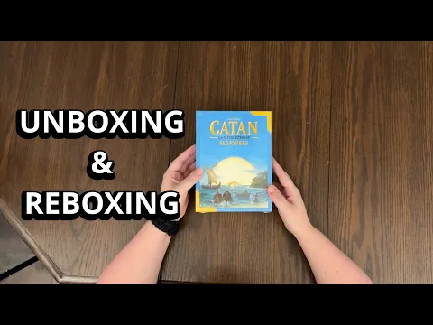 Catan: Seafarers 5-6 Player Game Extension - Unboxing and Reboxing - What's in the Box?