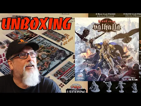Unboxing Blood Rage 2 | Blood Rage Valhalla | Tycoon Games | Eric M Lang