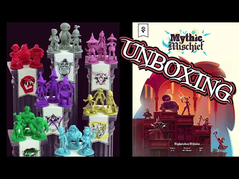 Mythic Mischief - Unboxing [HEADMASTER PLEDGE] [KICKSTARTER]