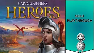 Play Along With Me! Cartographers Heroes | Solo Gameplay