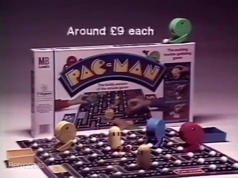 Pac Man Board Game by Milton Bradley 1982