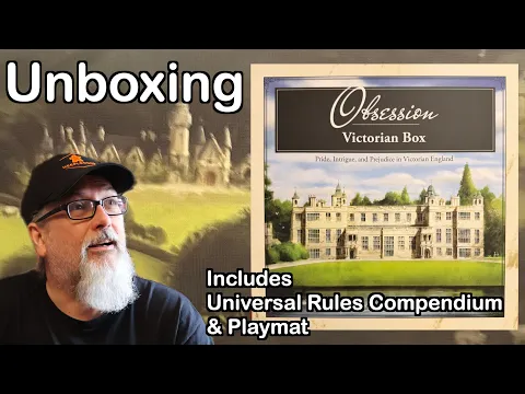 Unboxing The Victorian Box for Board Game, Obsession, from designer Dan Hallagan | Kayenta Games