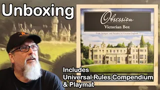 Unboxing The Victorian Box for Board Game, Obsession, from designer Dan Hallagan | Kayenta Games