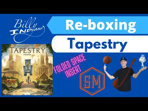 Tapestry Board Game Re-boxing with the Folded Space Insert and all Expansions