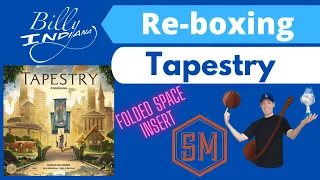 Tapestry Board Game Re-boxing with the Folded Space Insert and all Expansions