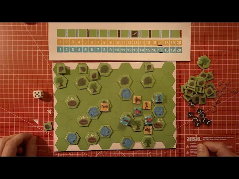 Squirrel Tactics Demo // Family-friendly hex & counter war game (Print & Play)