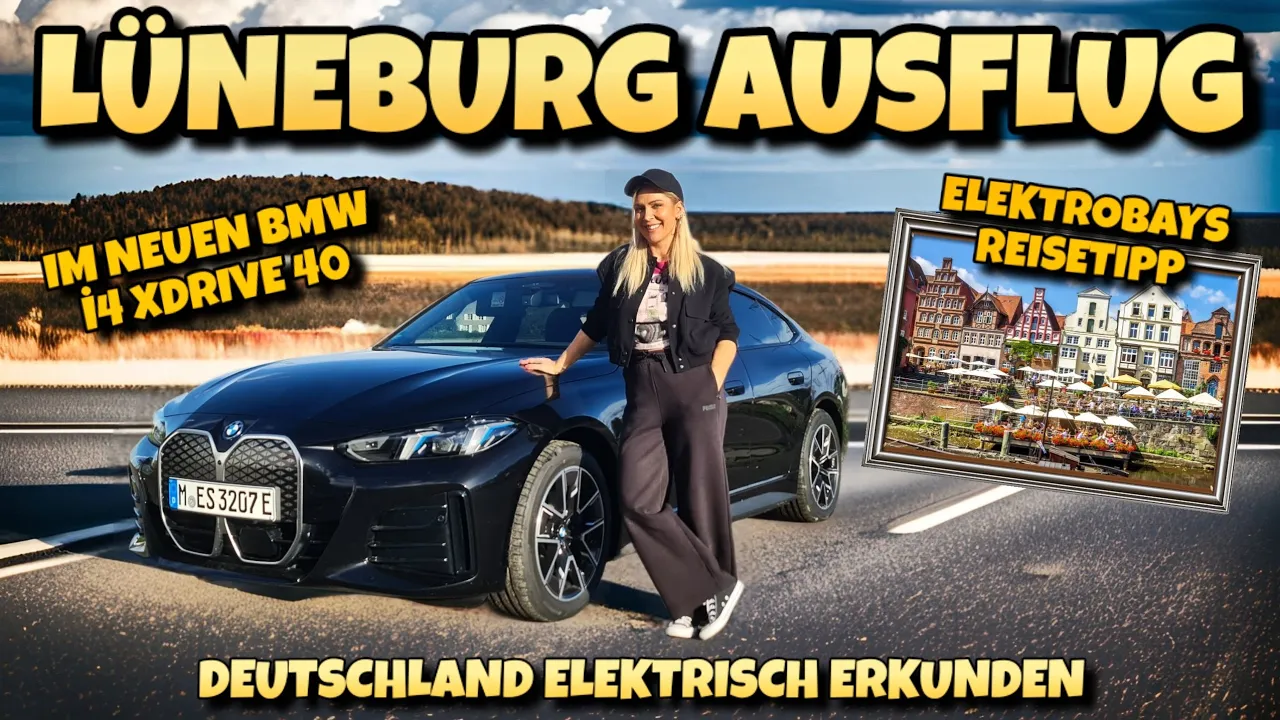 Lüneburg Roadtrip im BMW İ4 XDRIVE 40 Deutschlands wunderschöne Städte.