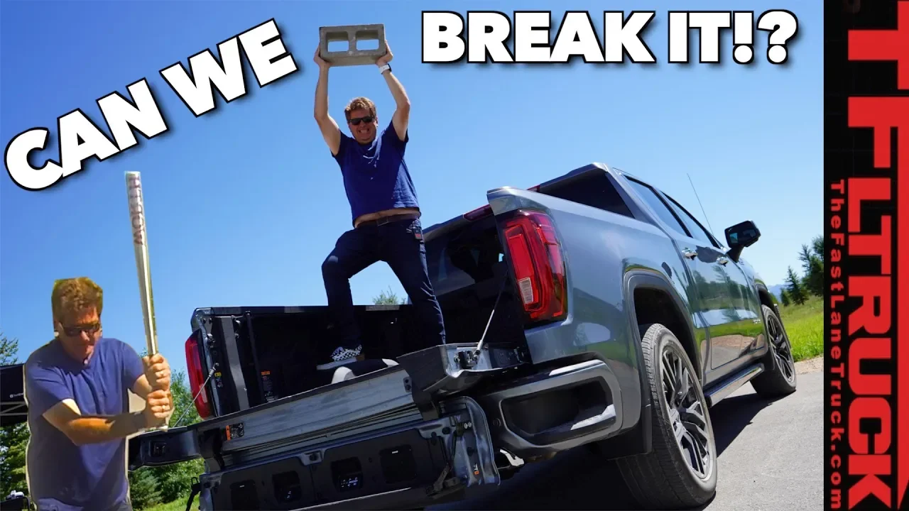 Watch Us Beat the Crap Out Of the New 2020 GMC Sierra CarbonPro Bed!