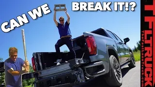Watch Us Beat the Crap Out Of the New 2020 GMC Sierra CarbonPro Bed!
