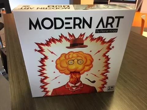 Above Board Game Reviews - Modern Art
