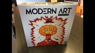 Above Board Game Reviews - Modern Art