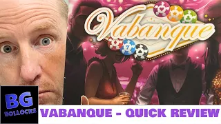 Vabanque Board Game - Quick review