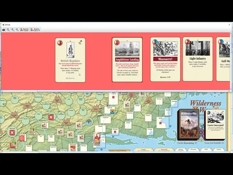Wilderness War Boardgame ITA - Video 3: Esempio di gioco 2/2