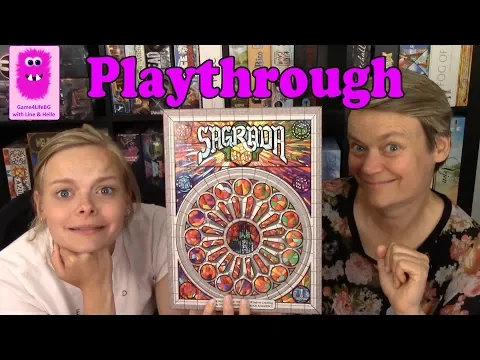Sagrada, Playthrough & First Impression (In English, board game, family game)