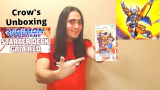 Crow's unboxing Digimon ST1 Gaia Red Starter deck