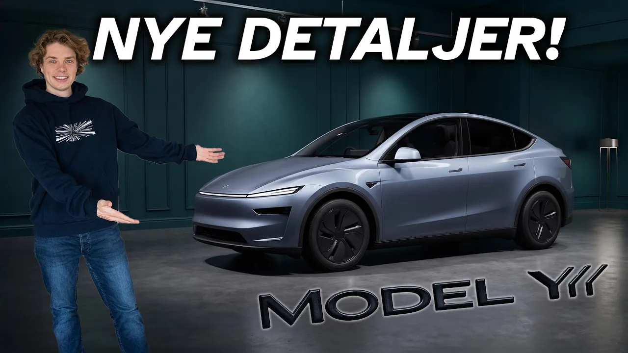 Nye detaljer om Tesla Model Y L: Pris og batteristørrelse