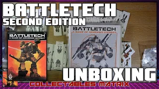 Battletech Second Edition Unboxing | Mechwarrior