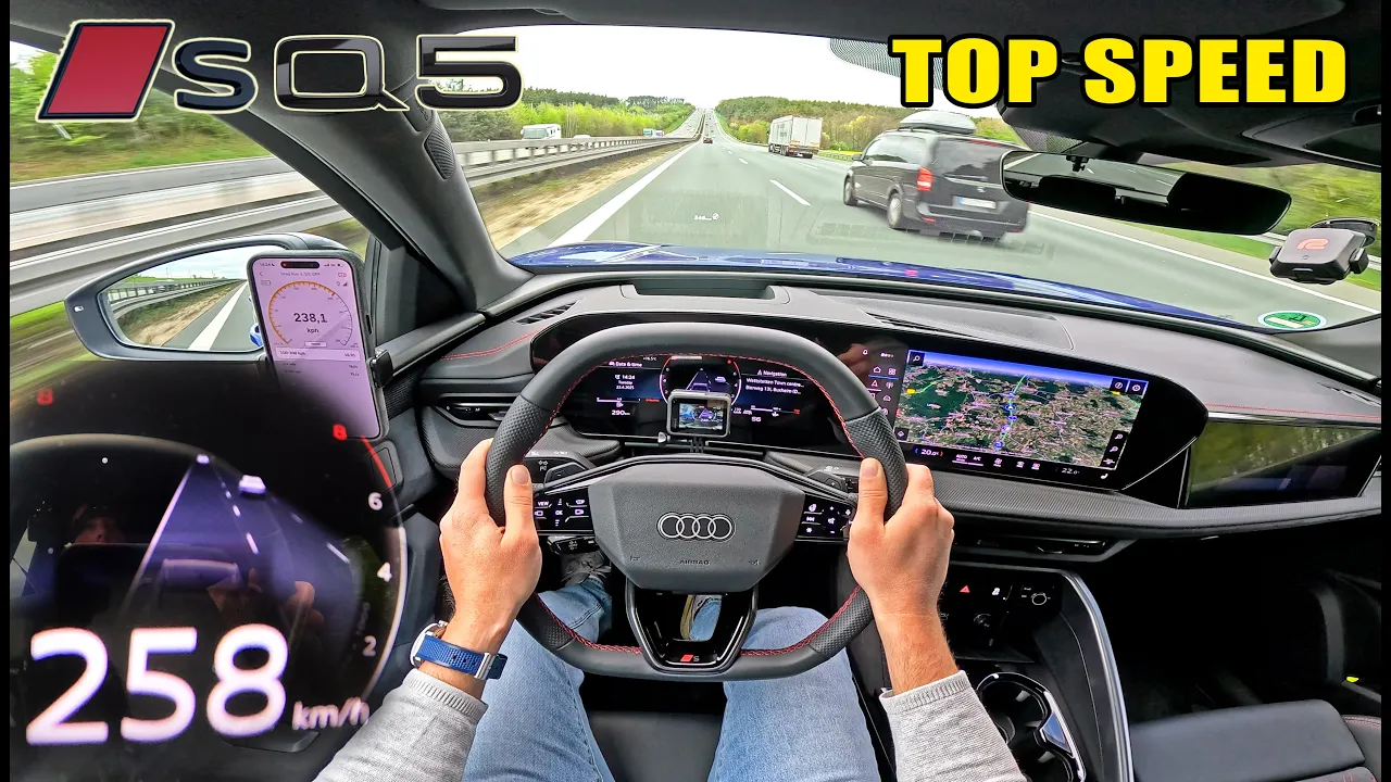 2025 Audi SQ5 3.0 V6 TURBO // TOP SPEED on AUTOBAHN
