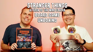 Unboxing Stranger Things Attack of the Mind Flayer - The Netflix Show Board Game