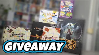 WIN 5 GAMES SIGNED BY DESIGNERS | Giveaway August 2025.