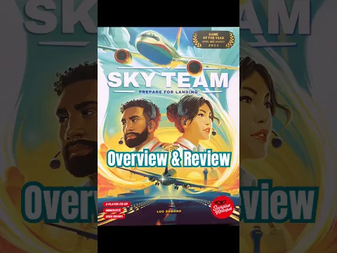 “Sky Team” #BoardGame #Overview & #Review #cooperativegame #twoplayersgame #skyteam #tabletopgame