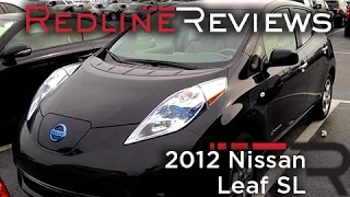 2012 Nissan Leaf SL Review, Walkaround, Startup