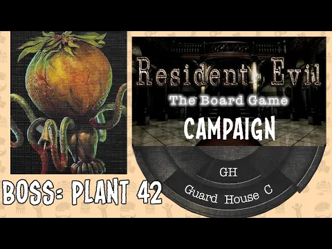 Plant 42 Boss Fight | Guard House C | Bleak Outpost Expansion Resident Evil Board Game