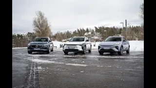 Trippeltest: Toyota bZ4X vs Mercedes Benz EQA 300 vs MG Marvel R Performance