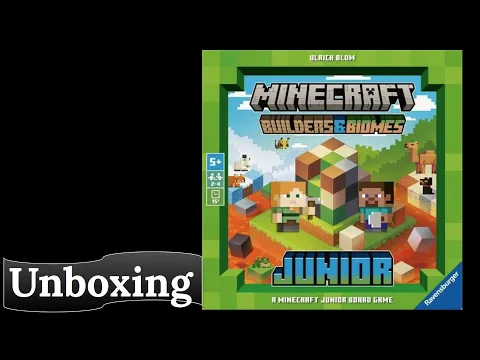 Minecraft: Builders & Biomes – Junior: Unboxing