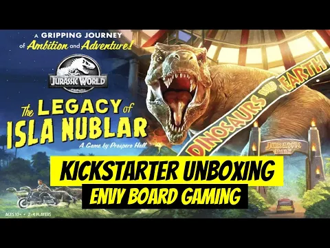 Jurassic World Legacy Kickstarter Unboxing