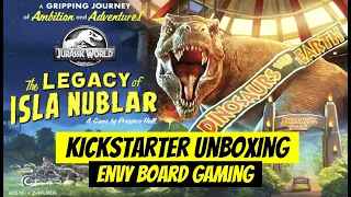 Jurassic World Legacy Kickstarter Unboxing