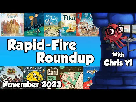 Rapid Fire Roundup with Chris Yi - November 2023