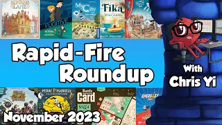 Rapid Fire Roundup with Chris Yi - November 2023
