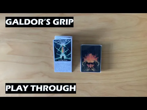 Galdor's Grip PnP Solo Card Game Play Through