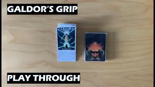 Galdor's Grip PnP Solo Card Game Play Through