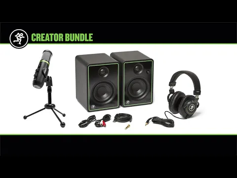 Product video thumbnail for Mackie Content Creation Bundle with CR3-X Monitors