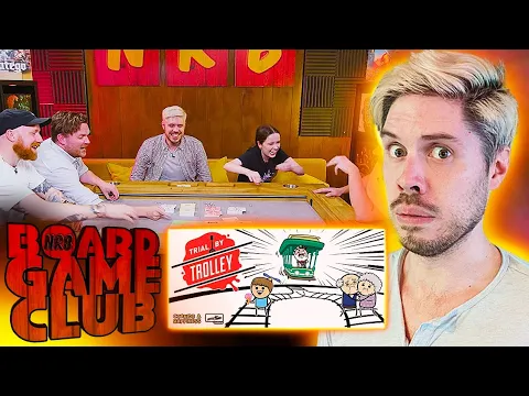 Let's Play TRIAL BY TROLLEY | Board Game Club