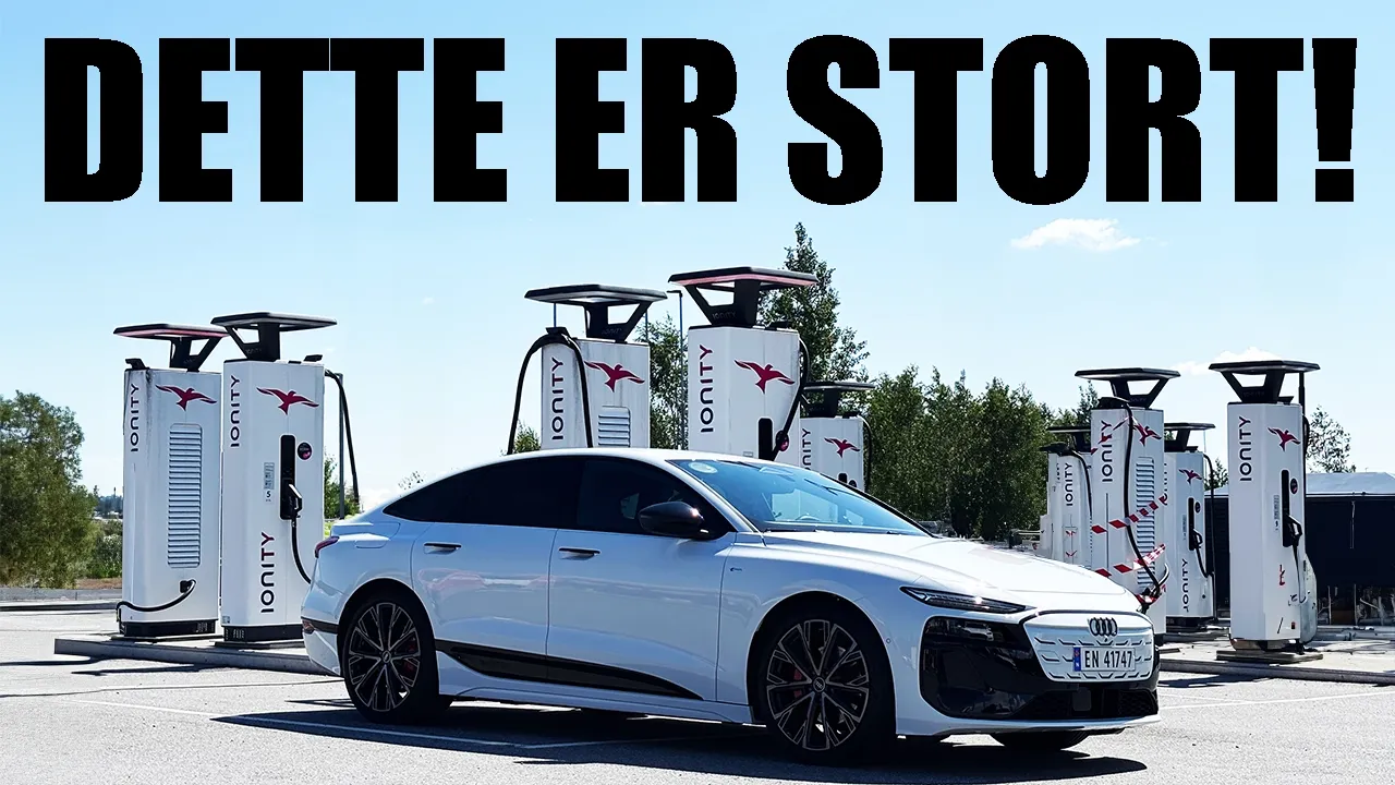 Audi A6 Sportback E-Tron Quattro | REKKEVIDDETEST i 80km/t, 100km/t og i 120km/t