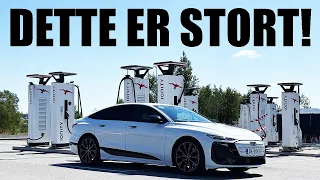 Audi A6 Sportback E-Tron Quattro | REKKEVIDDETEST i 80km/t, 100km/t og i 120km/t
