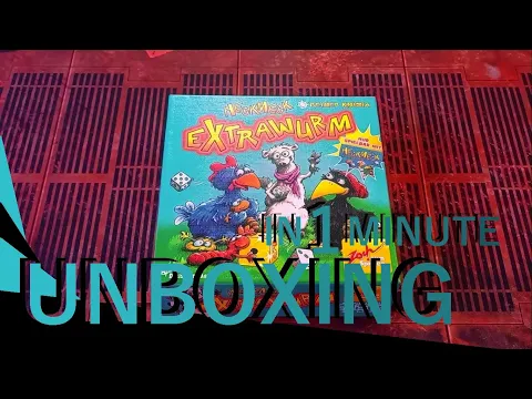 Heckmeck Extrawurm UNBOXING in 1 minute