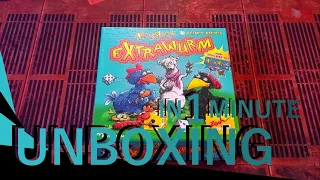 Heckmeck Extrawurm UNBOXING in 1 minute