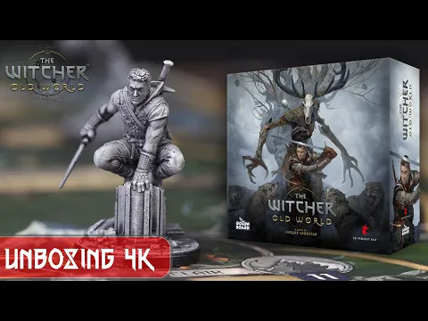 The Witcher: Old World Detailed Unboxing ( On Table Quality: High Quality 4K )