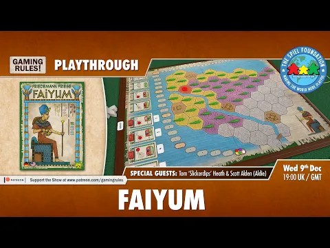 Faiyum: 2-player playthrough with Aldie from BGG!