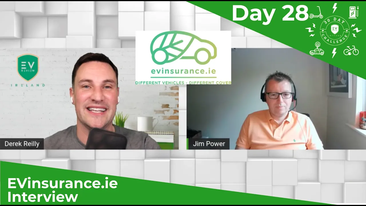 EVinsurance.ie Interview - Day 28 of the EV Review Ireland 30 Day Challenge