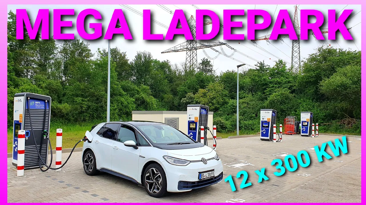 Mega Elektroauto Ladepark mit dem ID3 besucht & Hyundai Ioniq Neuling getroffen.