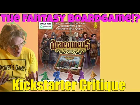 Draconicus - The Fantasy Boardgame - Kickstarter Critique Review